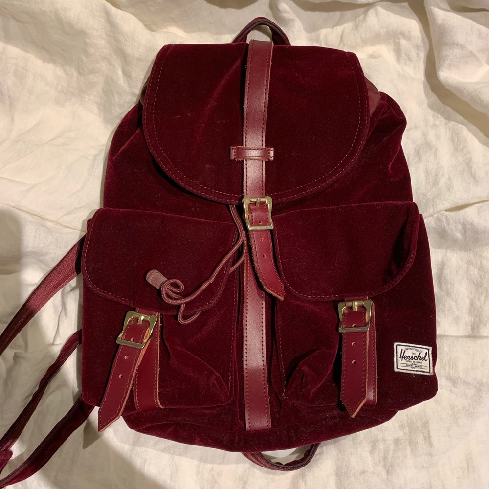 HERSCHEL SUPPLY CO. VELVET DAWSON BACKPACK
